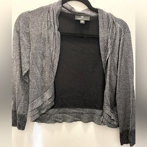 Ronni Nicole Silver Shrug Sz M